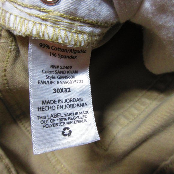 George Khaki Pants 30x32 Mens - Picture 4 of 9